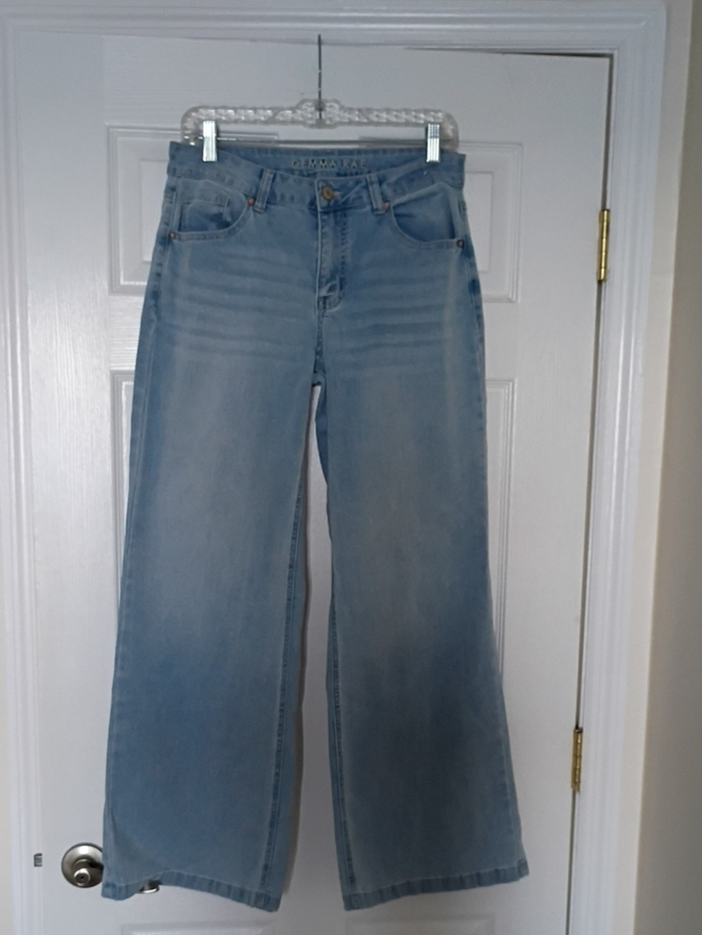 Gemma Rae Light Blue Wide-Leg Women’s Jeans, 9/29